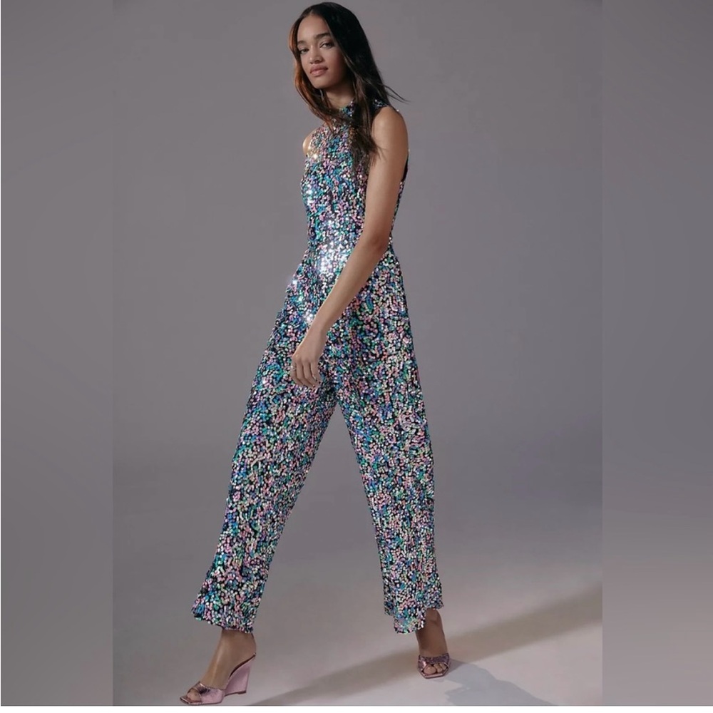 Hutch Sequin Jumpsuit by Anthropologie